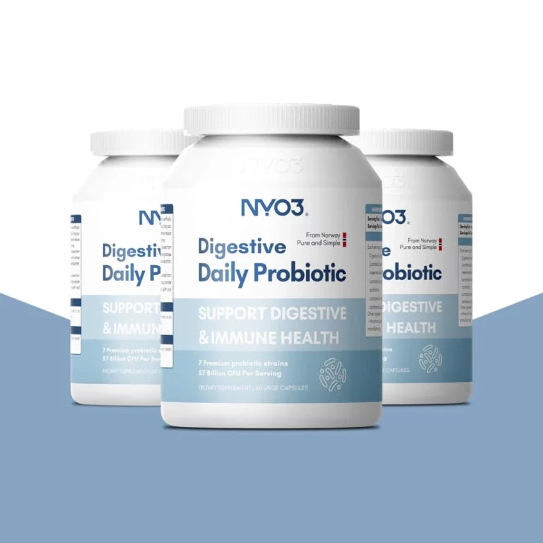 NYO3® Daily Digestive Probiotic Capsules(Buy More, Save More)