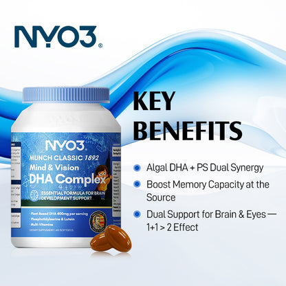 NYO3® CLASSIC 1892 Mind & Vision DHA Complex 60ct(sold out)