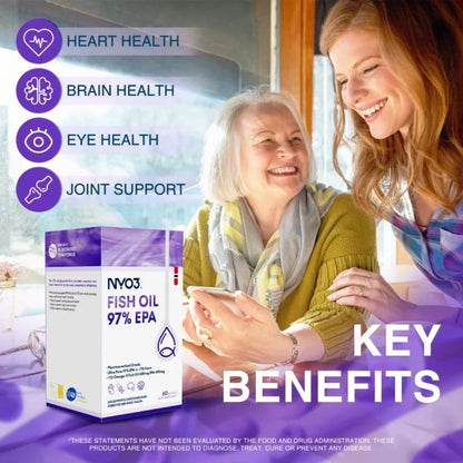 NYO3® 97% High EPA Fish Oil Softgels 600mg(Buy More, Save More)