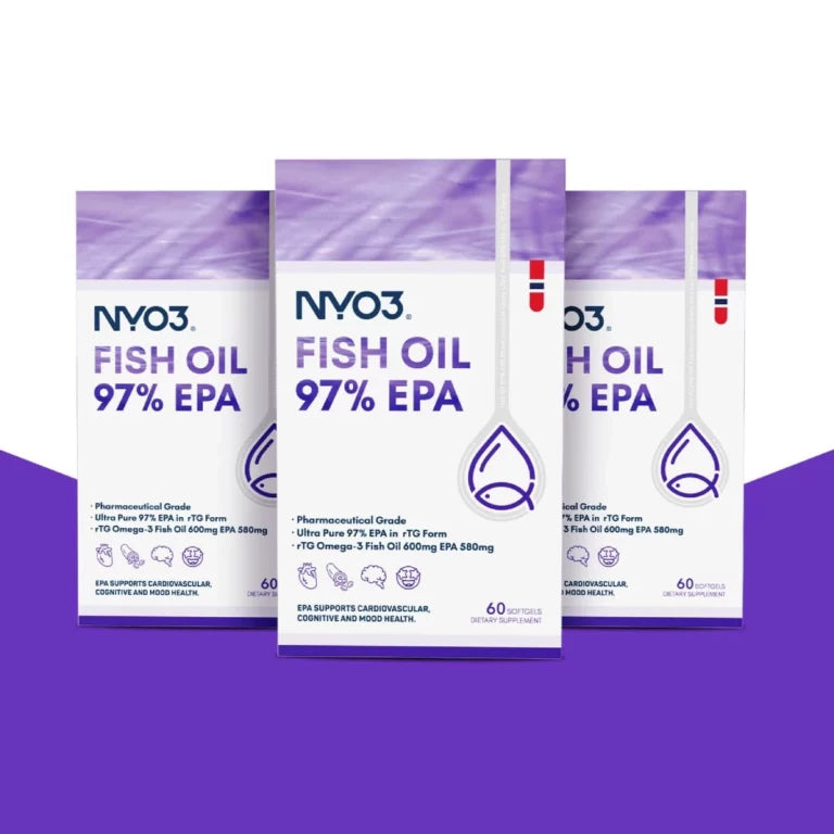 NYO3® 97% High EPA Fish Oil Softgels 600mg(Buy More, Save More)