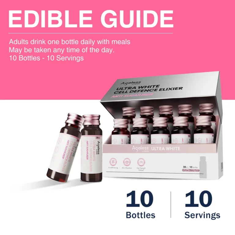 NYO3® Ageless Ultra White Cell Defence Elixier(Buy More, Save More)