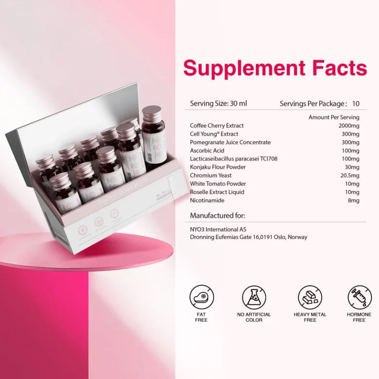 NYO3® Ageless Ultra White Cell Defence Elixier(Buy More, Save More)