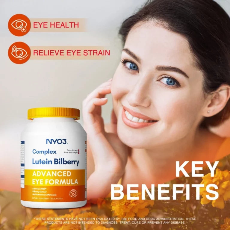 NYO3® Complex Lutein Bilberry Softgels 527mg(Buy More, Save More)