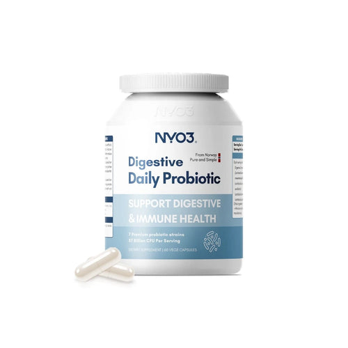 NYO3® Daily Digestive Probiotic Capsules(Buy More, Save More)