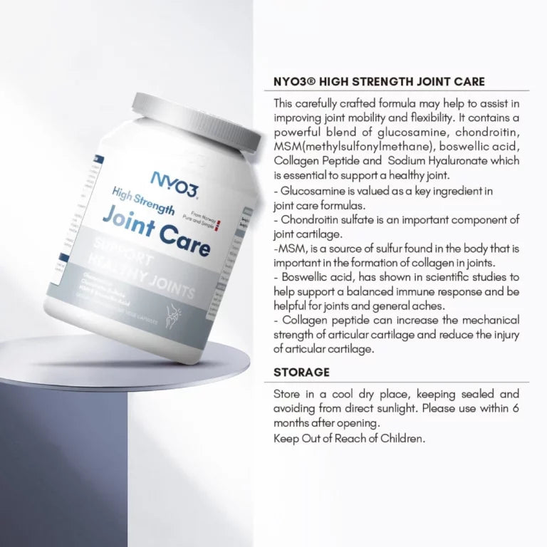 NYO3® High Strength Joint Support Softgels 612mg(Buy More, Save More)