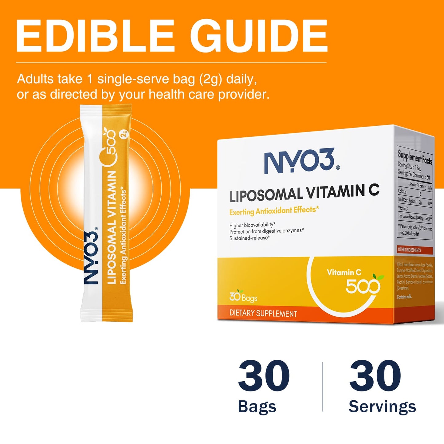 NYO3® Liposomal Vitamin C Powder(sold out)
