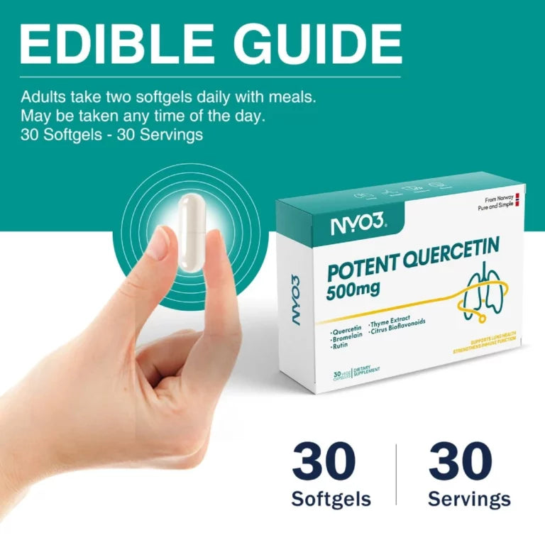 NYO3® Potent Quercetin Capsules 635mg(sold out)