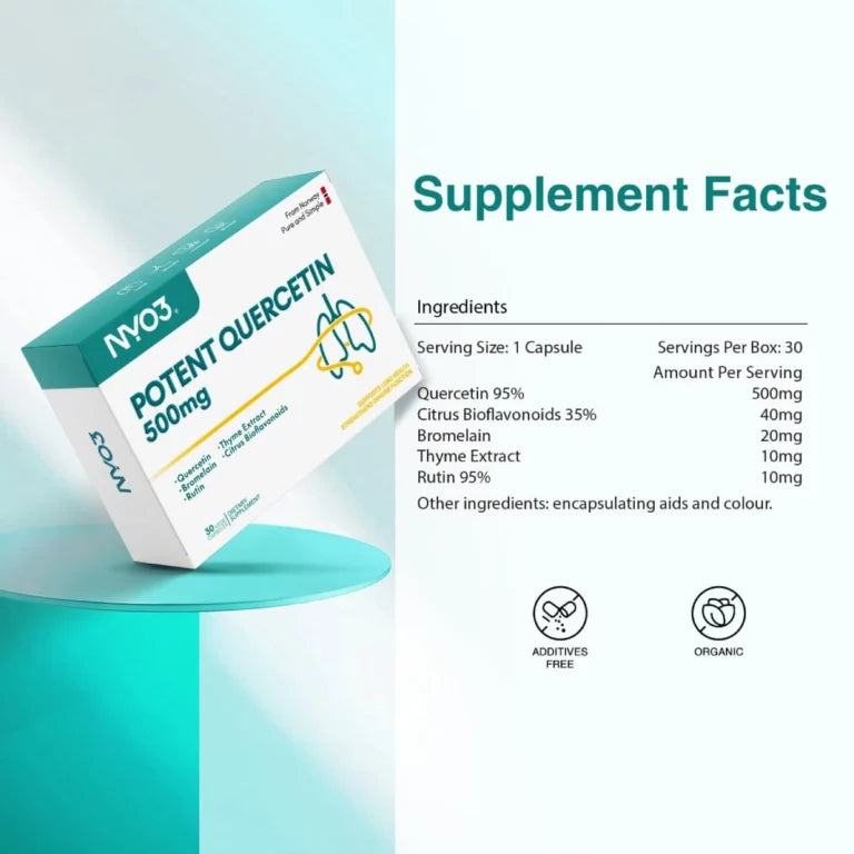 NYO3® Potent Quercetin Capsules 635mg(sold out)