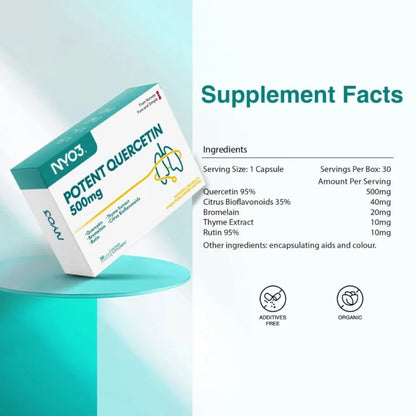 NYO3® Potent Quercetin Capsules 635mg(sold out)