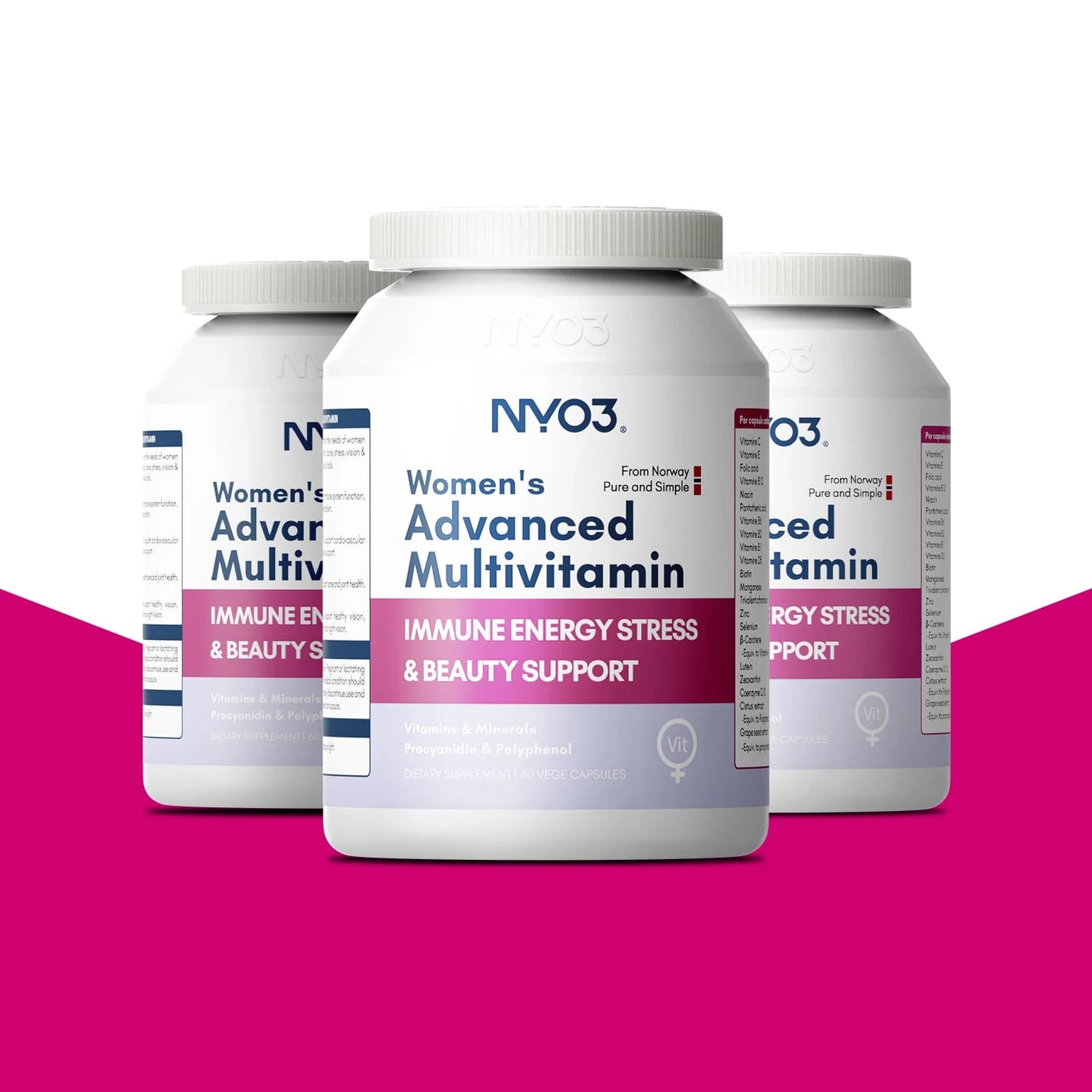 NYO3® Women’s Advanced Multivitamin Capsules 545mg(sold out)