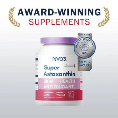 NYO3® Super Astaxanthin Softgels 500mg(Buy More, Save More)